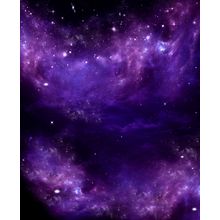 Starry Purple Clouds Wallpaper Mural