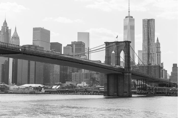 【2025年】お歳暮ギフト Brooklyn The Bridge Murals - Mural Wall White And Black In コレクション