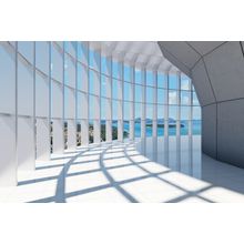 Office Building With Sea View Wall Mural
