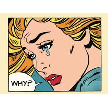 Why Girl Wall Mural