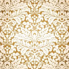 Golden Damask Wallpaper