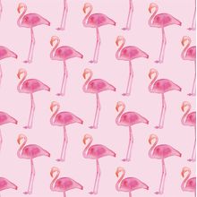 Flamingo Flock Pattern Wallpaper