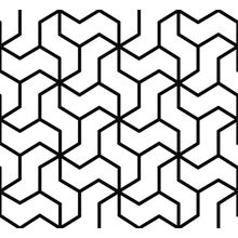 Black and White Geometric Pattern Wallpaper