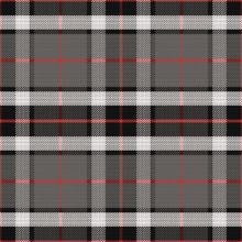 Pop Of Red Plaid Pattern Wallpaper