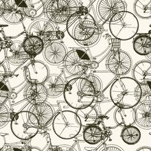 Bicycle Ride Pattern Wallpaper
