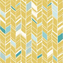 Yellow Creative Herringbone Pattern Wallpaper