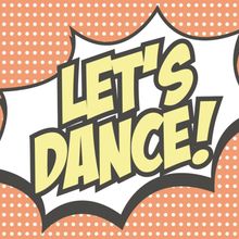 Let's Dance Pop Illustration Wall Mural