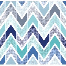Doodle Dots Chevron Tiles Wallpaper