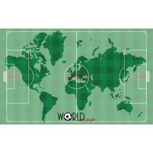 Soccer World Map Mural Wallpaper