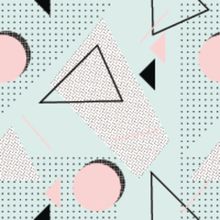 Memphis Noise Pattern Wallpaper