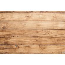 Wide Brown Horizontal Wood Planks Wall Mural
