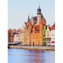 Colorful Homes Of Gdansk Wall Mural