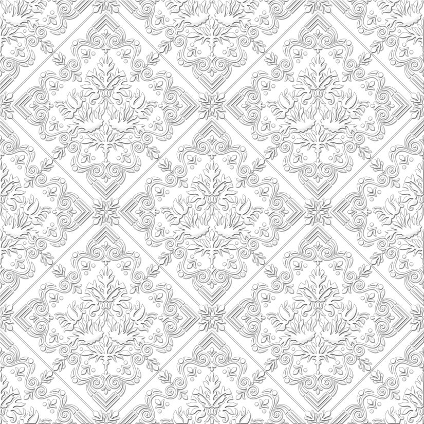 Ornate Damask Mural Murals Your Way