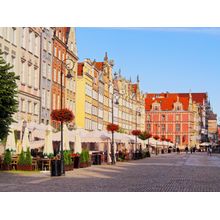 Street In Gdansk City, Poland Wall Mural