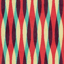 Retro Curves Pattern Wallpaper