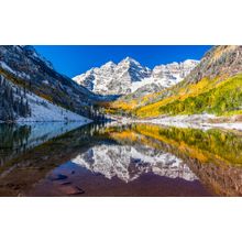 Winter And Fall Foliage In Colorado Wall Mural