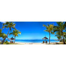 Panoramic View of Mauritius Beach Wall Mural