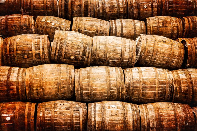 Different Types of Wood Used in Whiskey & Wine Barrels