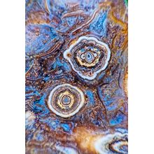 Two Buds Of Agate In Stone Wall Mural