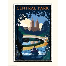 Central Park Bridge Wall Mural