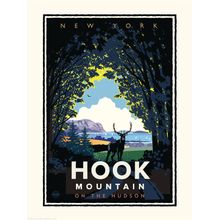 Hook Mountain On The Hudson Wall Mural