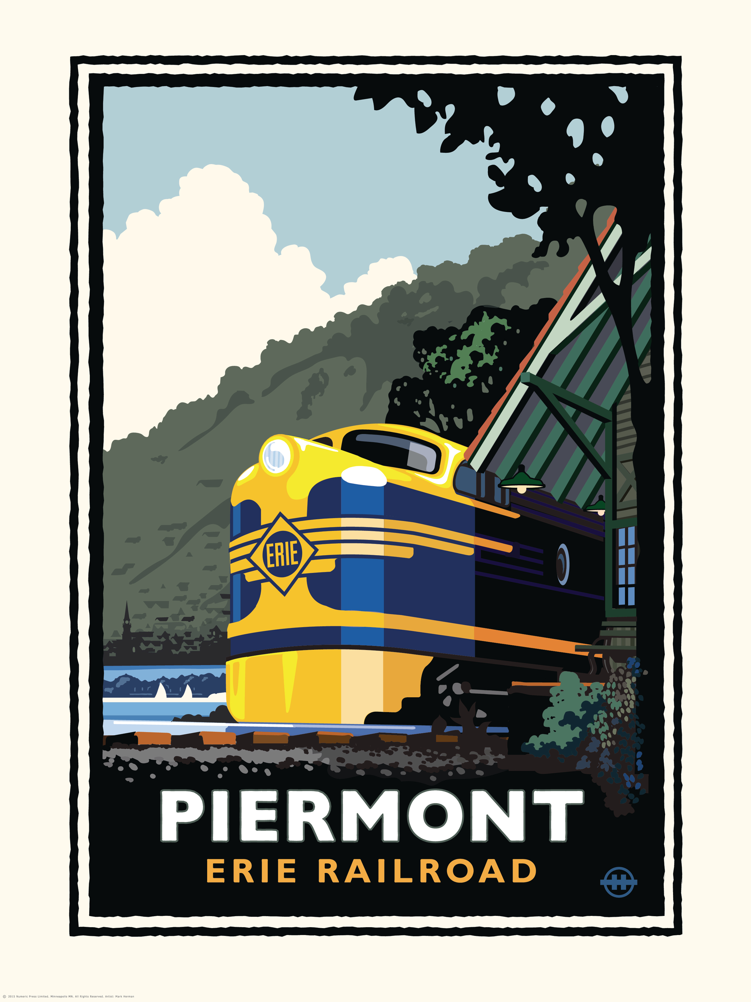 Piermont Erie Railroad Wall Mural Murals Your Way