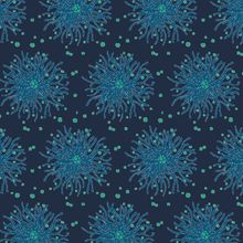 Kelp Forest Anemone Blue Wallpaper