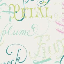 Petal and Plume - Nomencrature Soft Wall Mural