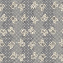 LillyBelle - Henna Stripe Grey Wallpaper
