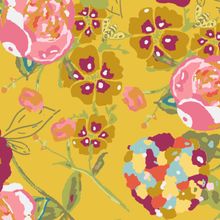 LillyBelle - Garden Rocket Ruby Wallpaper