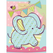Tiny Menagerie - Sweet Baby Elephant Wall Mural