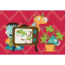 Monster Hide and Seek 1 Wall Mural
