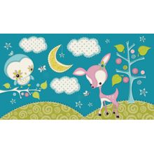 Dream a Little Dream - Light Blue Wall Mural