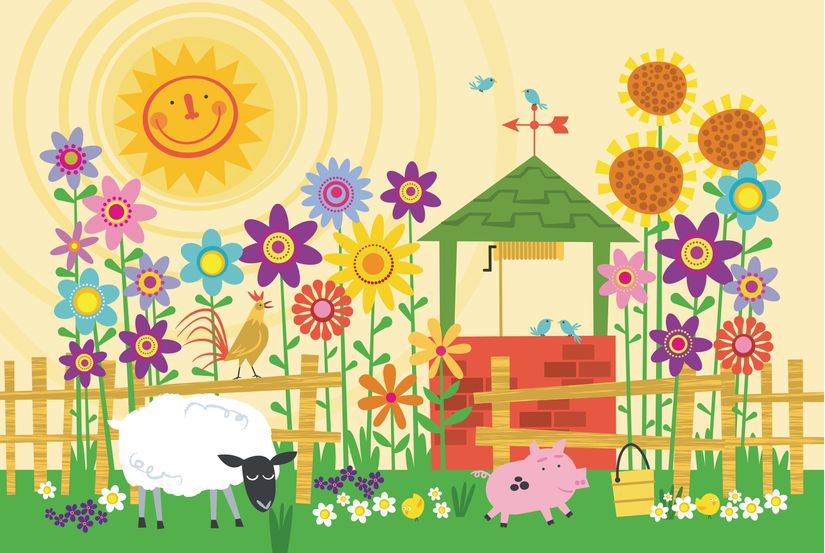 The-Wishing-Well-Wallpaper-Mural