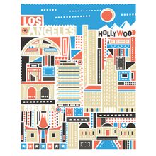 Los Angeles - Gold Wall Mural