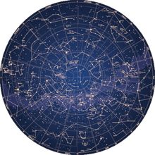 Detailed Map Of Constellations Wall Mural