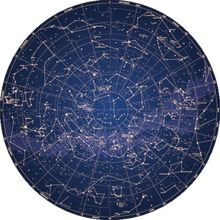 Detailed Map Of Constellations Wallpaper Mural