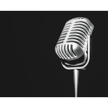 1950 Style Ribbon Microphone Wall Mural