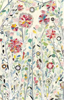 Whimsical-Spring-Blossoms-Mural-Wallpaper