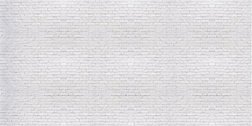 White Brick Wall Mural - Murals Your Way