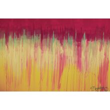 Dripping Pink Wall Mural