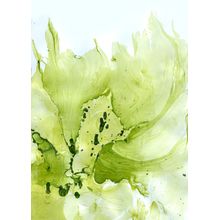 Green Watercolor Splash Wall Mural