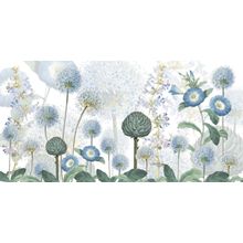 Blue Wild Meadow Wallpaper Mural