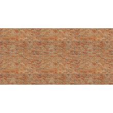 Red Exposed Brick Panoramic Wall Mural