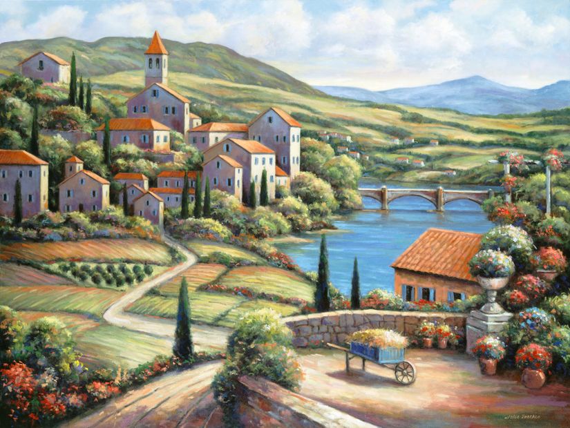 The-Village-A-Mural-Wallpaper