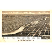 Minneapolis, MN 1879 Wall Mural