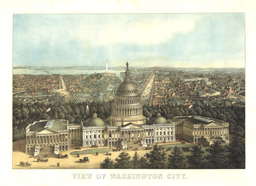 Washington-DC-1871-Wallpaper-Mural