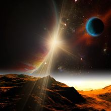 View From The Moon Wall Mural