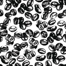 Coffee Bean Pattern Wallpaper