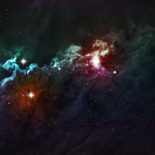 Dazzling Supernova Swirl Wall Mural